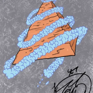 "CLOUD TEMPLE" PRINT