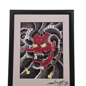 ORIGINAL HAND PAINTED "TENGU"