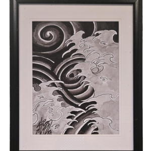 ORIGINAL HAND PAINTED "WAVES"